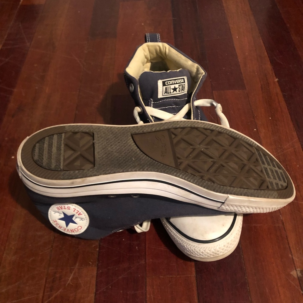 Converse Navy High-Tops - Picture 6 of 7